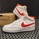 耐克（NIKE）【现货】Nike COURT  MID 经典复古百搭休闲潮流板鞋 CD5466-101 FD9926-161  白红 42