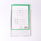 Dston Gold carving stationery photo frame Double-layer acrylic insert card slot card cover Promotional notification information column name Change photo frame job card 679 12.8*17.8cm
