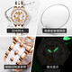 Swiss Swisss Swisss Swiss Watch Wome Women Simple Temprament Women Watch Полностью автоматические механические часы Luminous Faitrypronation Ceramic Watch Olevs-6622-CERMIC ROSE WHET Women