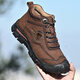 Camel Western Regionen Baumwollschuhe Herren Winter warm und Samt High-Top-Lederschuhe verdickte Schneestiefel echte Leder wasserdichte Martin Boots 831 Khaki [hinzugefügt plus Samt] 38