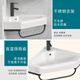 Triangular washbasin corner washbasin washbasin triangular basin washstand small all-in-one bathroom mini 38 triangle bracket basin with faucet mirror