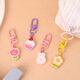 Serie de botones de langosta Cadena de llave Sanrio Pacha Dog Yugui Dog Girl Student Bag Pending Lindo Accesorios Cappa Avatar Avatar ¡Aleatorio 1