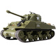 IGIFTFIRE mini Sherman remote control tank children's rechargeable oversized battle model boy off-road car toy Sherman tank single vehicle single electric version can be played for 20 minutes
