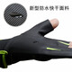 Winter fishing gloves, anti-thorn, waterproof and anti-slip, for men in winter, professional non-bait fishing special men's lure, three-finger palm waterproof style, elegant gray