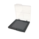
TLXT self-adsorbent silicon chip storage box experimental sample chip box glue box component storage and transportation box 12127 (no grid) adsorption box 127*127*27mm