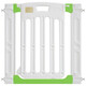 JTCBABY children's safety door guardrail baby staircase guardrail balcony railing fence pet isolation door railing without hole drilling White standard version (69.5-95.5cm width)
