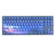 Fearless Rabbit TOHERO mechanical keyboard, wireless keyboard, Bluetooth three-mode, e-sports gaming keyboard, Cherry CHERRY mute red axis, silver axis, MAC flat panel IPAD, three-mode 87, dawn side engraving [optional positive], black color CHERRY black axis