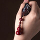 
Leledi Gourd car keychain Pixiu hanging accessories pendant for men and women small pendant for gourd car key for gourd car key for