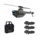 
RHSKY upgraded C128 Black Bee Unmanned Helicopter Four-channel High-definition Aerial Paddle Reconnaissance Plan Children's Toys Practice-Double Electricity Get the hand-flying and equipped with the general-industry version of the remote control