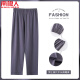 Antarctic pajama pants men's summer thin casual lazy home trousers spring and autumn loose home trousers student anti-mosquito pants gray XL recommended 120-160Jin [Jin equals 0.5 kg]