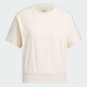 Adidas kurzärmelige Frauen 2025 SOMMER NEU NEU Casual Casual Halfärmellaufe-Sportswear-Fitness-Training Einfaches, vielseitiges T-Shirt IP3897 FANBAI L