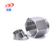 Zhuankai 316L stainless steel grinding model can replace Swagelok ferrule fitting nut nut snap ring British thread 316L nut plus snap ring 6mm