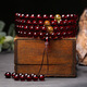 Fat Donglai's same style blood amber bracelet Myanmar 108 Buddha beads beeswax model for men and women amber multi 108 beeswax 10mm