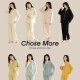 Pyjamas de coton pur de Langsha pour femmes au printemps et automne 2025 Nouveau style mince décontracté à manches longues pour les vêtements pour filles Suit 12811 xxl [Convient pour 140-160jin [Jin est égal à 0,5 kg]]]