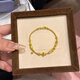 Shengli Guochao gold-colored broken gold bracelet for women 2024 new style bracelet light luxury versatile high-end gift for girlfriend bracelet