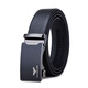 Falai Armani men's belt, men's genuine leather belt, high-end simple business belt, give husband and boyfriend Valentine's Day birthday gift, outer buckle black/counter gift box/PD829Q 120cm message, height and weight, default 120