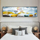 
Mo Painting Lulin Modern Simple Bedroom Decoration Painting Warm Romantic Bedside Painting Hotel Hotel B&B Room Hanging Painting Background Wall Painting 17 Home He Fugui 12147 200*60 Gold Frame (Diamond Inlay Painting) Customized Size