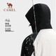 骆驼（CAMEL）三防羽绒冲锋衣男女三合一外套2023秋季工装防水登山服 1098Y，木黛色/黑夜蓝，女 L