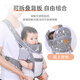 Aiyuanmei (aiyuanmei) Babygurt vorne und hinten mit zwei Purzontal- und Front-Held-Stilen einfacher Baby-Multifunktions-Neugeborene-Leichtbaby-Rücken-Artefakte Graues Schwein atmungsaktives Netzhautstil