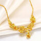 Jinshitong 10,000 personas arrebatan Hong Kong Vietnam Gold Collar Collar de girasol para mujeres para promocionar el collar de calefacción de regalo de cumpleaños del esposo. 8 gramos se venderán por 5,999 yuanes.