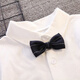 Disney (Disney) Little Boy Suit Summer Baby Dress de banquete de 1 año Spring and Autumn 2 Weekly Clothing Beld and Child Birthday Gentleman Set White Forred VERTICAL Strap 90 Sugerir 85cm
