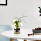 Décorations de fleurs d'imitation de luxe légère moderne personnalisée négocier la table basse de salle de modèle de bureau de salle de bain lavabo de toilette fausse décoration de fleurs 719 (un appareil à fleurs + combinaison d'art de fleurs)