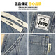 JEEP high-end men's jeans men's 2025 autumn and winter new loose straight high street casual wide leg trendy brand long pants men