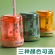Chenguang electric pencil sharpener adjustable pencil sharpener fully automatic pencil sharpener for children primary school students charging for boys and girls small multi-functional rotary winch pencil sharpener machine learning supplies black [send three-piece set] + Chenguang 30 HB hole pencil