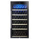 Bacchus wine cabinet 50-70 bottles thermostat cabinet household refrigerated fresh cabinet wine cabinet compressor solid wood wine rack light luxury living room office air-cooled frost-free display cabinet YC-188S-air-cooled beech wood flat shelf 70 bottles