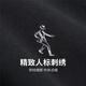 与狼共舞【210G重磅】翻领短袖T恤2025夏季新款撞色索罗娜休闲Polo衫6172 黑色001 L (175)