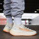 阿迪达斯 （adidas）椰子鞋三叶草男鞋女鞋Yeezy boost 380椰子380透气缓震跑步鞋 FX9764/mist 棕  39