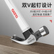 Zhexiang German precision claw hammer integrated nail hammer woodworking multi-functional household tool hammer industrial grade iron hammer 10oz round head fiber handle claw hammer