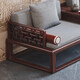 Nanzhu Neues chinesisches massives Holzsofa Wujinmu Villa Große Wohnung Holzsofa Set Neoklassische Wohnzimmermöbel 826#