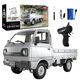 Naughty Dragon D12 mini rc remote control car Suzuki Wuling Hongguang micro truck modified drift children's toy car model 1 10 full scale D12 silver standard configuration about 30 minutes of play