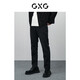 GXG Men's Wear Shopping Mall Same Style Dark Gray Slim Jeans Dark Gray 175/L