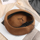Tuzun hat for women in autumn and winter wool lace mesh beret British retro painter hat Korean Japanese beret fashion black suggested head circumference (56-58cm)