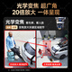 希比希 太阳能三画面10倍光学变焦4G监控摄像头全景超清无死角户外360度无网全彩夜视手机远程观看