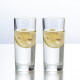 Tianxi glass water cup set tea cup beer cup transparent milk cup hotel home 6 pieces 215ml*6