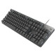 罗技（logitech）K845机械键盘有线游戏TTC台式外接+G102二代有线鼠标RGB流光灯效电竞游戏鼠标 K845黑色青轴 +G102黑色