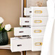 
Ouxuan Wall-mounted sub-garment underwear storage box Three-in-one socks bra drawer-style home wardrobe organized 7027 high-end bra storage box *1
