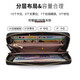 
Crocodile shirt top layer cowhide fashion linden tree handbag women's long wallet wrist bag birthday gift 5896 black
