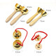 Orff children's percussion instrument handle large and small bell bells kindergarten early education vocal practice teaching bell bell pure copper toys pure copper large handle bell bells pair (4.5cm)