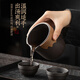 Mengting Portable Purple Clay Tea Set Travel Tea Making Set Tea Kettle Tea Water Separator One Pot Six Cups Kung Fu Quick Cup