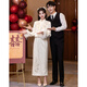 Vêtements de fiançailles Beiyao pour les femmes dans les vêtements de fiançailles de printemps et d'été pour le certificat de mariage de style chinois Enregistrement