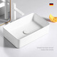 Bassin de comptoir Chuyuesi Balcon du bassin de lavage de petite taille Basin de lavage en céramique bassin de lavabo à l'art du bassin ménage M7011