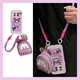 Xunxuan Purple Kulomi Adecuado para Huawei Magicv3 Case de teléfonos móviles Magicvs2 Crossbody P50 Bolsas de bolsillo Back Matexs2 Case de tarjeta X5 Billetera de monedas X3 Pantalla plegable Bolsa de tarjeta transparente dura - Kulomi Gh8204+Nylon Rope Honor Vs2 VS2