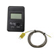 LT hochpräzisions digitales Thermometer Hochtemperatur Industriellem Messofenofentemperatur 500 Grad Wellenlötentester-Nadel-Thermometer TM902C + Hochtemperatur 1 Meter Draht (600 Grad)