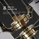Su Yin New Chinese style living room chandeliers full copper lamp living room lamp dining master bedroom lamp study lamp chandeliers 9901 All copper 6 heads [with E27 three-color light source*6]