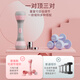 Suoweisi (SUOWEISI) women's adjustable weight fitness home fitness equipment slim arm girls and children's arm muscle training dumbbells Sakura pink single 5kg adjustable pair 10kg
