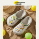 Happy Mary Boy Slippers Summer Boys intérieurs Slippers collantes Slippers Unslip Eva Slippers moyens et grands enfants portent des chaussures de grotte pour enfants à l'extérieur de la longueur de la longueur intérieure 21cm adaptée à la longueur du pied 21cm